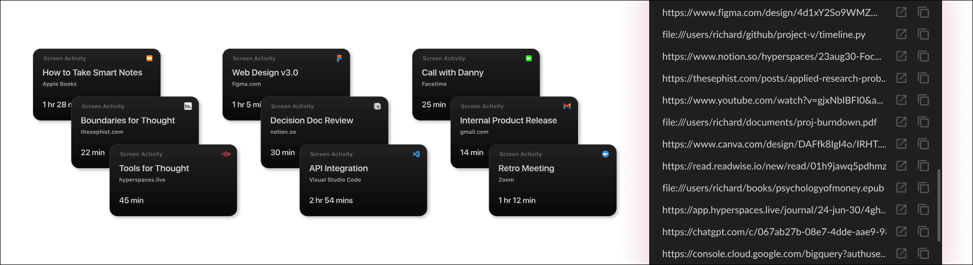Screen Activity Plugin